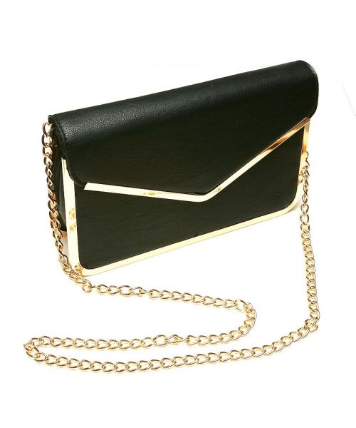 Bolsa Carteira De Mao Forever 21 Com Detalhe Em Dourado